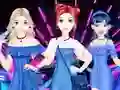 Lojë Denim Dress Fashion në internet
