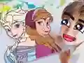 Lojë Coloring Book: Frozen në internet