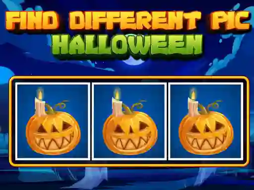 Lojë Find Different Pic Halloween në internet