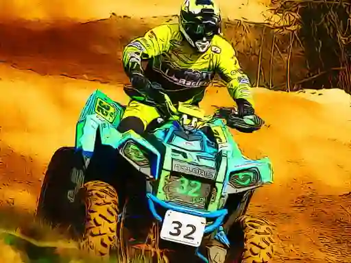 Lojë Extreme Quad Bike Jigsaw në internet