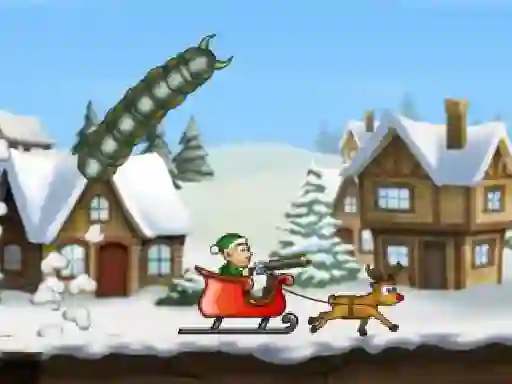 Lojë Effing Worms Xmas në internet