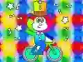 Lojë Coloring Book: Monkey Rides Unicycle në internet