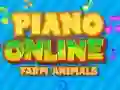 Lojë Piano Online Farm Animals në internet