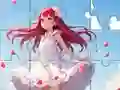 Lojë Jigsaw Puzzle: White Dress Girl në internet