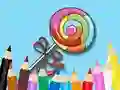 Lojë Coloring Book: Lollipop në internet
