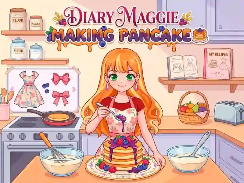 Lojë Diary Maggie Making Pancake në internet