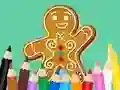 Lojë Coloring Book: Gingerbreads në internet