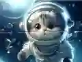 Lojë Jigsaw Puzzle: Astronaut-Cat në internet