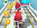 Lojë Subway Santa Princess Runner në internet