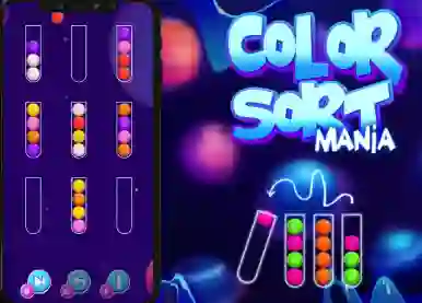 Lojë Color Sort Mania në internet