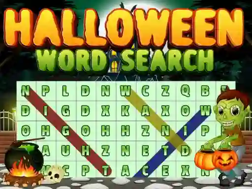 Lojë Halloween Words Search në internet