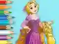 Lojë Coloring Book: Princess Rapunzel në internet