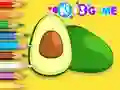 Lojë Coloring Book: Avocado Fruit në internet