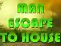Lojë Man Escape To House në internet