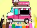 Lojë Coloring Book: Ice Cream Car në internet