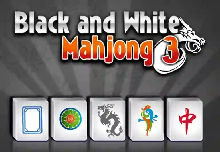 Lojë Black and White Mahjong 3 në internet