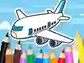 Lojë Coloring Book: Flying Airplane në internet