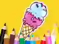 Lojë Coloring Book: Cool Ice Cream në internet