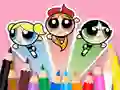Lojë Coloring Book: The Powerpuff Girls në internet
