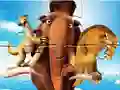 Lojë Jigsaw Puzzle: Ice Age Adventures në internet