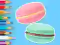 Lojë Coloring Book: Macaron në internet