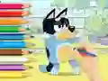 Lojë Coloring Book: Bluey And Bingo në internet