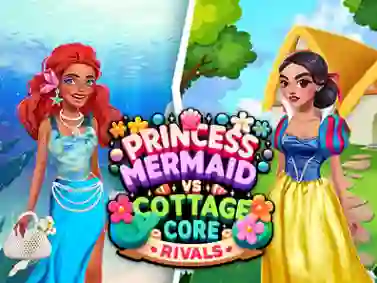 Lojë Princess Cottage Core vs Mermaid Core Rivals në internet