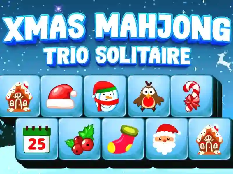 Lojë Xmas Mahjong Trio Solitaire në internet
