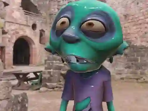 Lojë Funny Faces: Zombies në internet