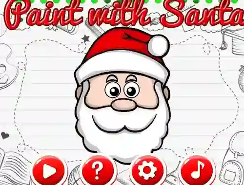 Lojë Paint With Santa në internet