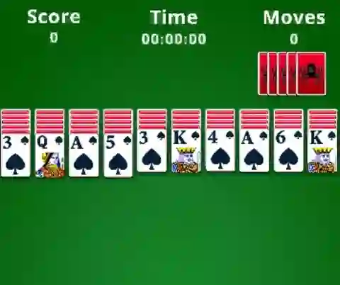 Lojë Spider Solitaire në internet