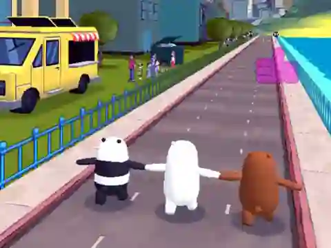 Lojë We Bare Bears Bear Parkour në internet