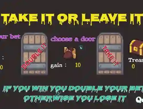 Lojë Take It Or Leave It në internet