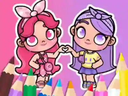 Lojë Coloring Book: BFF In Avatar World në internet