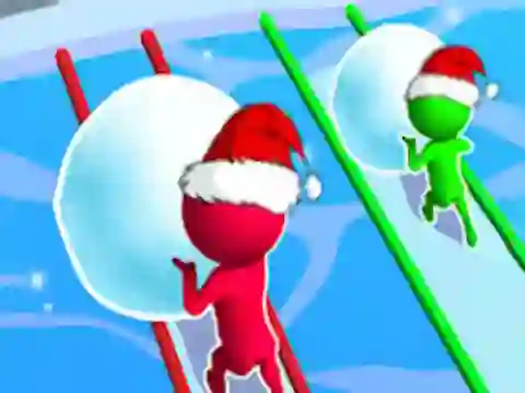 Lojë Snow Race: Christmas Runner në internet