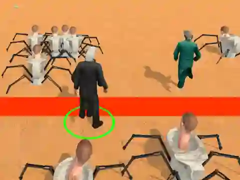 Lojë Cameraman vs Skibidi Survival në internet