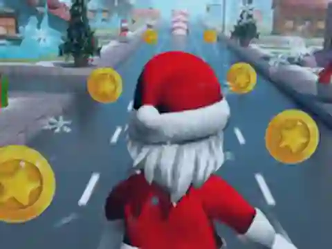 Lojë Santa Roblox Running në internet