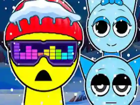 Lojë Incredibox Party Frozen Sprunki Beat në internet