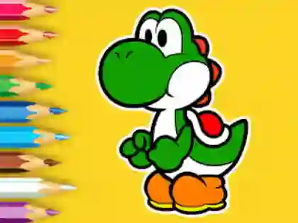 Lojë Coloring Book: Yoshi Fishing Day në internet