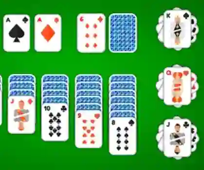 Lojë Klondike Solitaire 4 Suits në internet