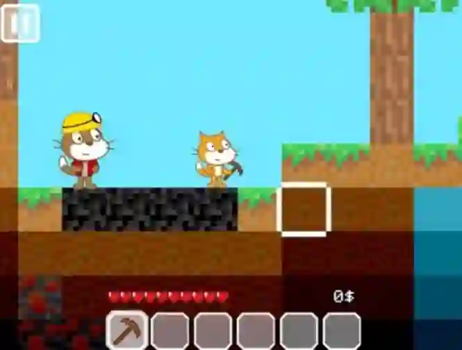 Lojë Miner Cat në internet