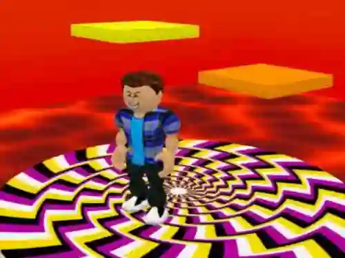 Lojë Roblox: Parkour Lava në internet