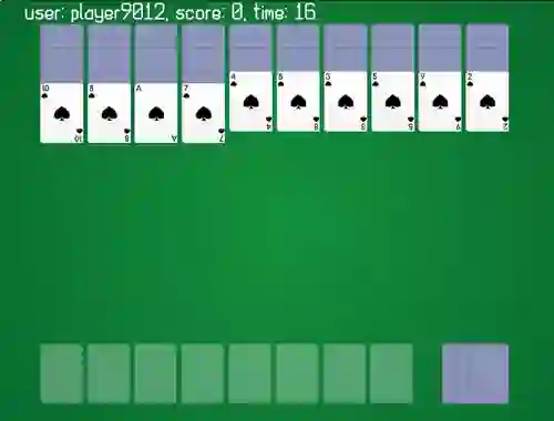 Lojë Spider Solitaire Classic Ver në internet