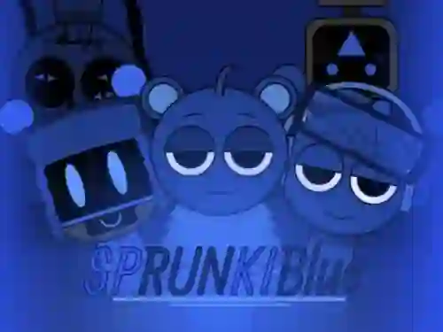 Lojë Sprunki Blue Mod në internet