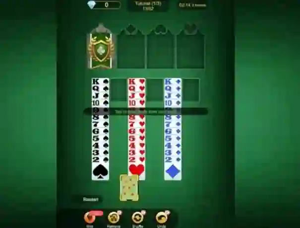 Lojë Solitaire King në internet