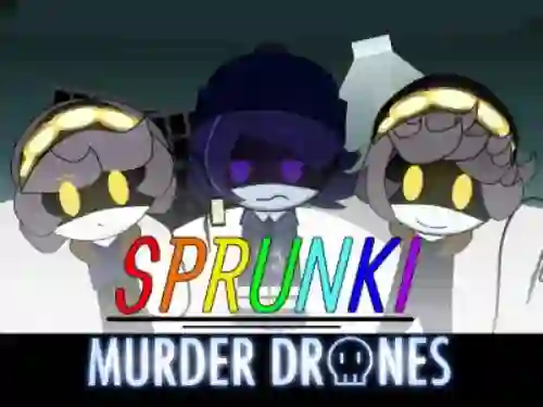 Lojë Sprunki: Murder Drones në internet