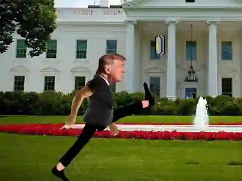 Lojë Trump Wobble Walk Challenge në internet