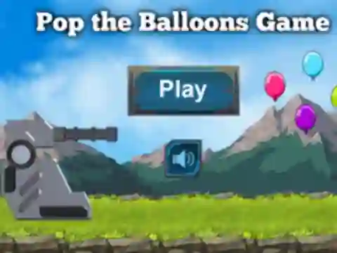 Lojë Pop The Balloons Game në internet