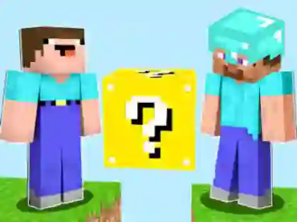 Lojë Kids Quiz: Minecraft Trivia në internet