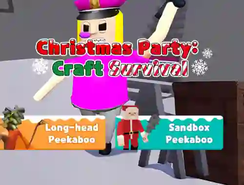 Lojë Christmas Party: Craft Survival në internet
